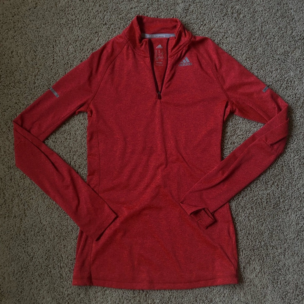 WOMENS ADIDAS RUNNING HALF-ZIP TOP